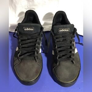 ADIDAS MENS DAILY 3.0 FW7050 BLACK/WHITE CASUAL SNEAKERS TRANSLUCENT SIZE 9.